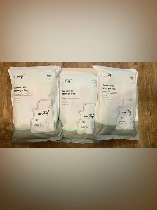 300 Motif breast milk Storage bags