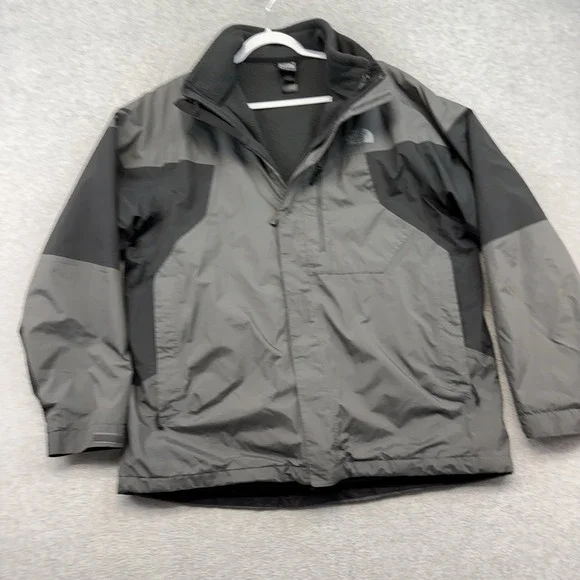 The North Face‎ 2-in—1 Goretex Jacket Men XL Black Insulated Lined 2 Piece EUC