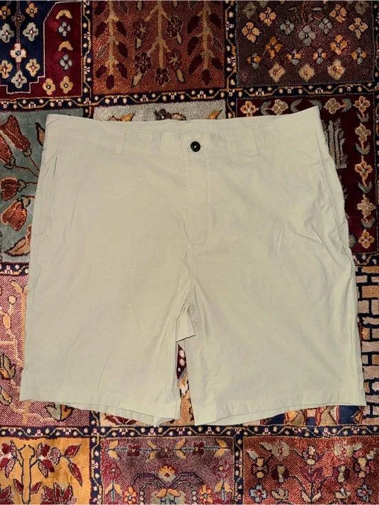 Men's Lightweight Cream Casual Shorts
