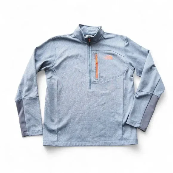 The North Face Canyonlands 1/2 Zip‎ Sweater Grey Men's Medium Outdoor Classic