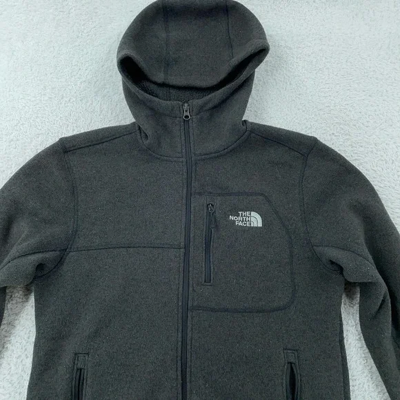 The North Face Jacket Mens Small Gordon Lyons Full Zip Hooded Fleece‎ NF0A305J