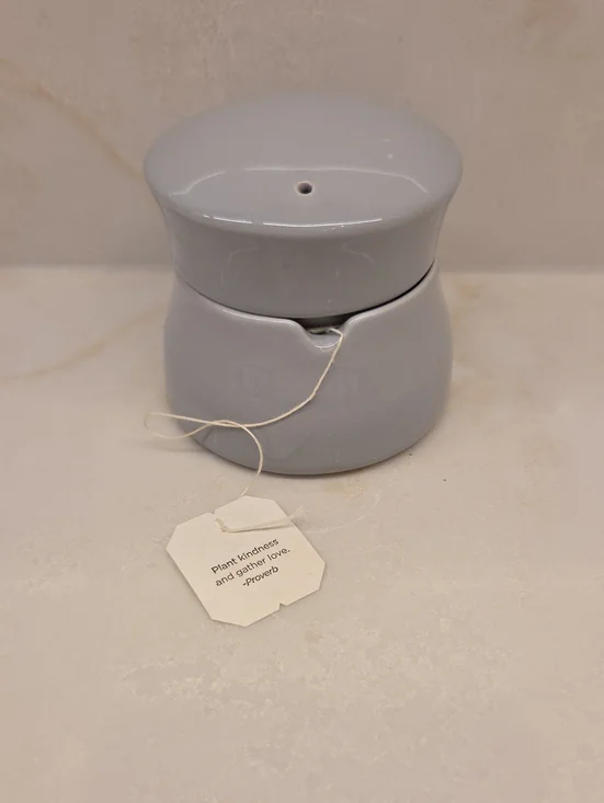 🚦3for$15🚦Tea Butler Ceramic Tea Bag Holder in Light Gray