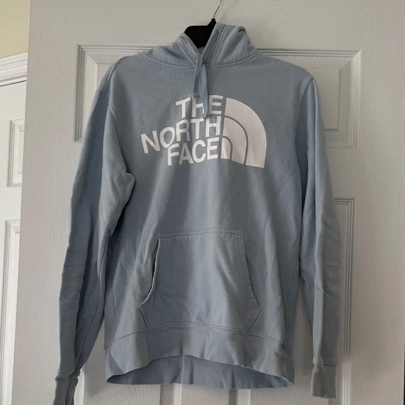 The North Face Men's Light Blue Hoodie