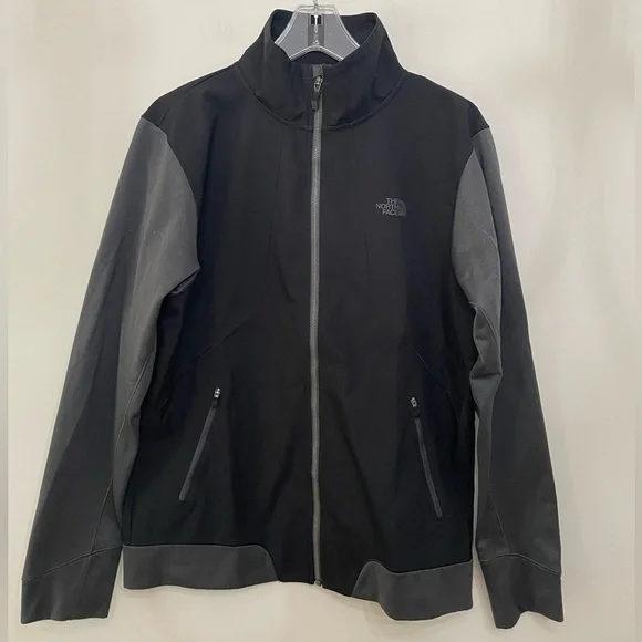 The North Face Men’s Kadet Full Zip Up Jacket Lightweight Black Sz M Outdoors