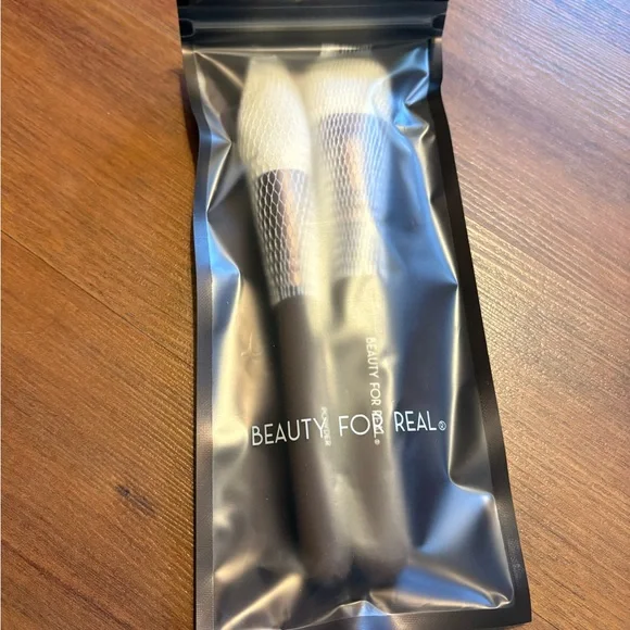 Beauty For Real Essential Pro Dual Makeup Brush Set New Synthetic Cruelty-Free