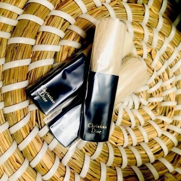 Christian Dior Mini Makeup Brush Set Authentic Travel Size Brushes NIP