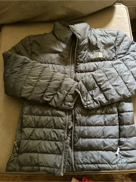 The North Face Quilted Puffer Jacket - Slate Gray