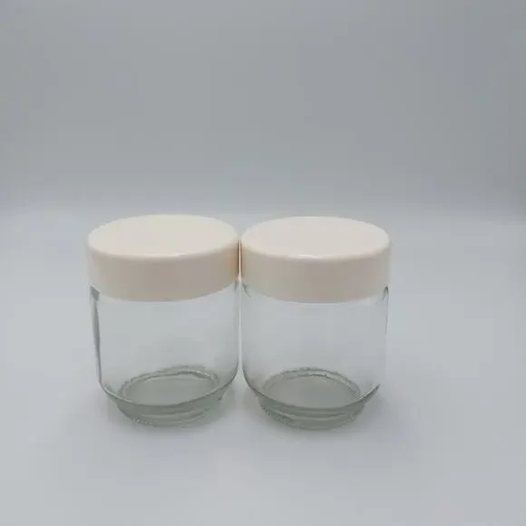 2 Euro Cuisine Yogurt Maker YM80/YM100 Replacement‎ Screw Top Glass Jar
