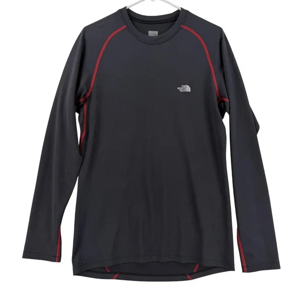 The North Face Shirt Mens Large Black Flight‎ Series Long Sleeve Base Layer