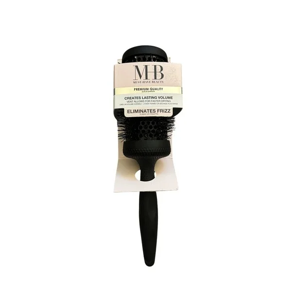 Must-Have Beauty Round Brush Womens‎ Large Black NEW Vented Volumizing Barrel