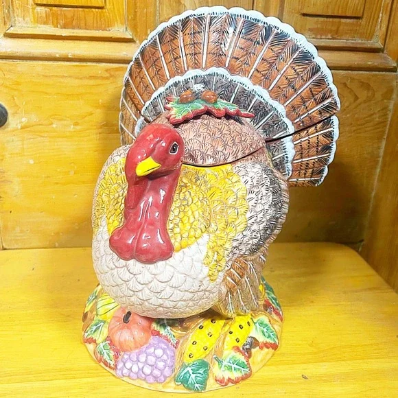 Burton+Burton Turkey Ceramic Tureen‎ Thanksgiving