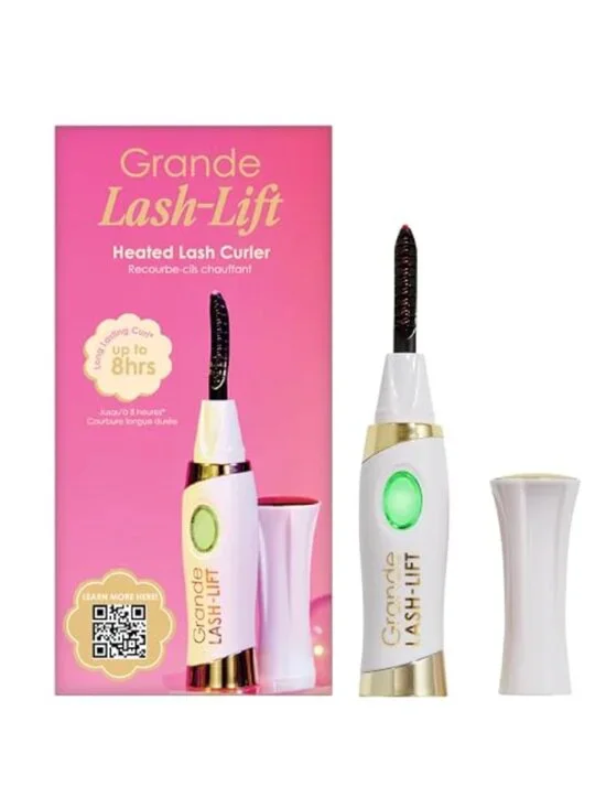 NEW Grande Cosmetics LASH-LIFT Heated Eye Lash Curler - Travel Eyelash Electric