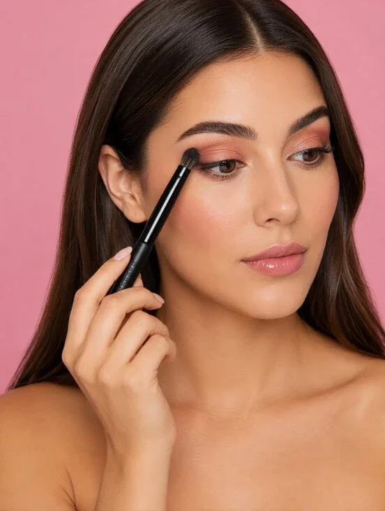 Morphe V206 Domed Crease Eyeshadow Brush - Black