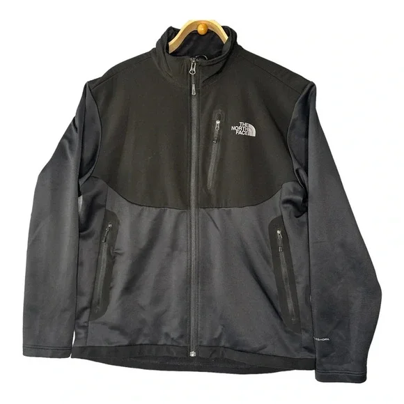 The North Face Men's Black Full Zip Jacket. Sz: L