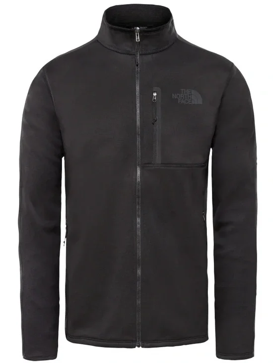 The North Face Black Lightweight Full‑Zip Jacket