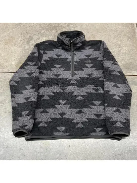 vintage the north face campshire half zip fleece jacket size large