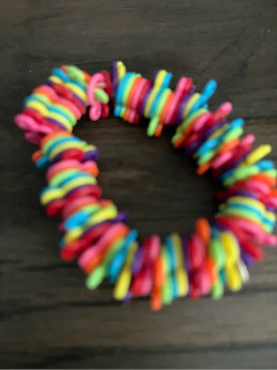 Disney parks Kids Rainbow Stretch Beaded Bracelet - Multicolor