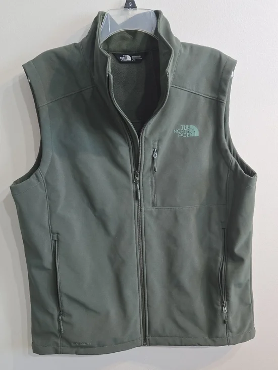 Men’s North Face Green Golf Warm Weather Vest Sz Large