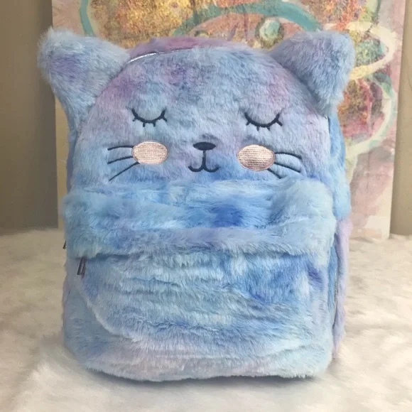 Tie Dye Fuzzy‎ Mini backpack