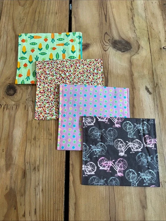 Set/4 Resuable Fabric Envelopes ~ Keep Important Stuff Inside!!