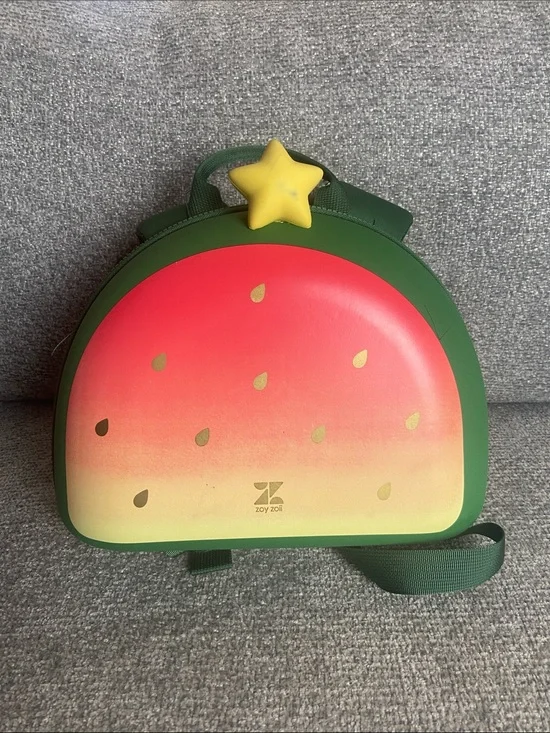 Zoy Zoi Kids Green & Pink Strawberry Mini Backpack