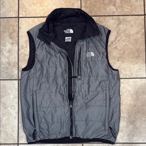 The North Face Men’s Gray Quilted Insulated Vest
