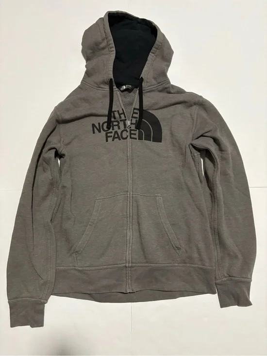 The North Face Full Zip Hoodie Gray Men’s Large