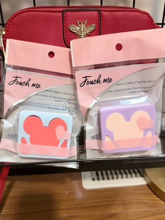 Cute Mouse Makeup Sponges - Pastel Pink & Lavender