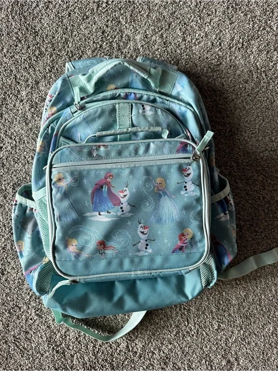 Pottery Barn Kids Frozen Character Backpack and Lunchbox