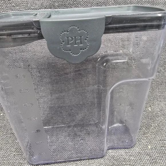 Princess House Specialty Pantry 14-Cup Airtight Cereal‎ Storage Container - Gray