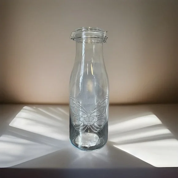 New Dolly‎ Parton Spring 2026 47oz  Butterfly Glass Clamp Jar