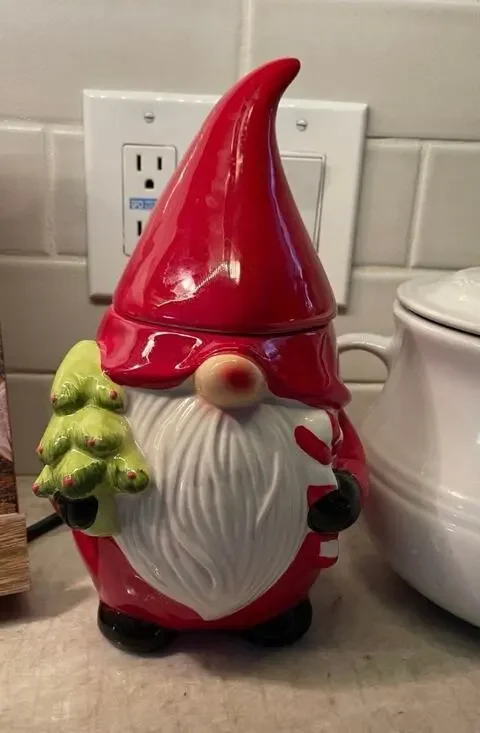 American Atelier gnome cookie jar super cute! 10-1/2