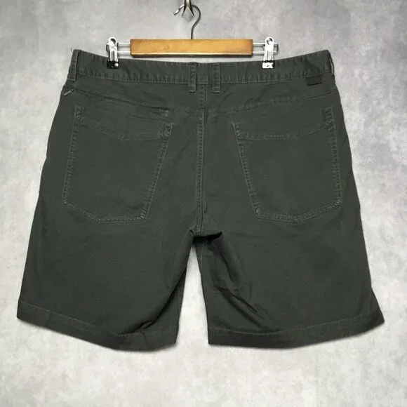 The North Face Mens Shorts‎ size 36 Dark Blue Flat Front Cotton Stretch Casual