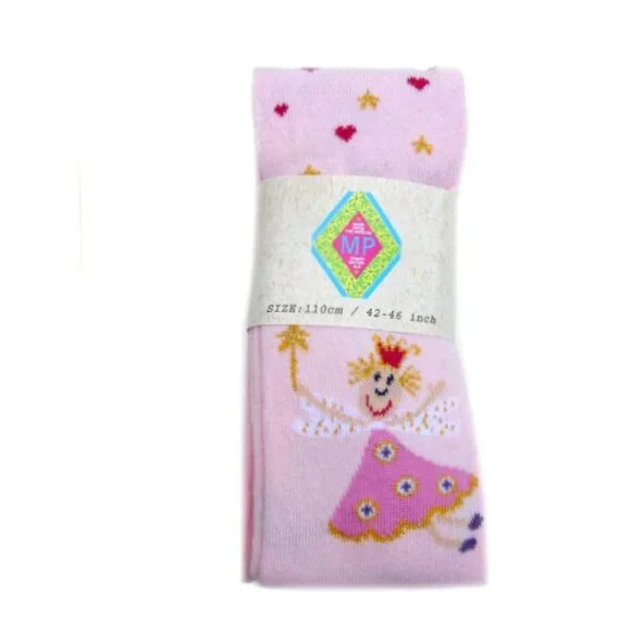 NWT Baby Girl MP Tights Pink Fairy Princess & Red Hearts 12M 18m Hanna‎ Andersen
