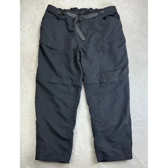 The North Face Paramount Convertible Pants Mens 2XL Short Navy Hiking Outdoor