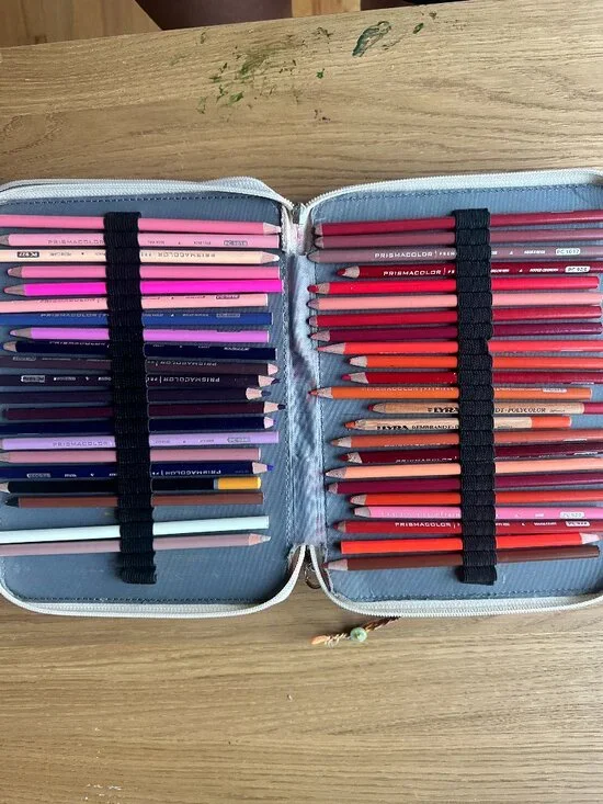 Prismacolor Pencil Case with Colored Pencils