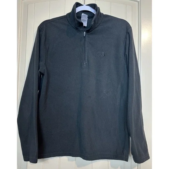 THE NORTH FACE Mens Zip Neck Fleece Jumper pullover lightweight‎ sz M