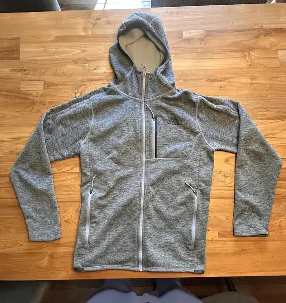 Mens The North Face Canyonland 2 Full Zip Hoodie Fleece Jacket Small Size