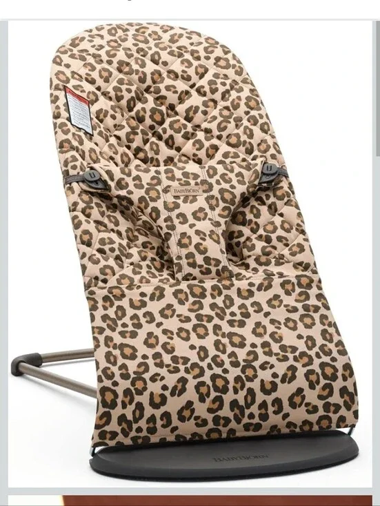 BabyBjörn Leopard Print Bouncer - Brown