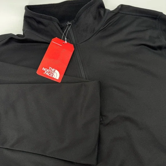 The North Face Mens Tech 1/4 Zip Fleece TNF‎ Black XXL NF0A3LHBJK3-XXL NWT
