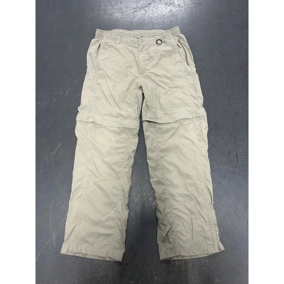 The‎ North Face Mens Convertible Hiking Pants Khaki Size Large Nylon Gorp Core