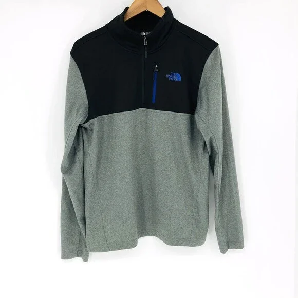 The North Face Men's 1/4 Zip Pull Over Two Tone Active Jacket Size Medium