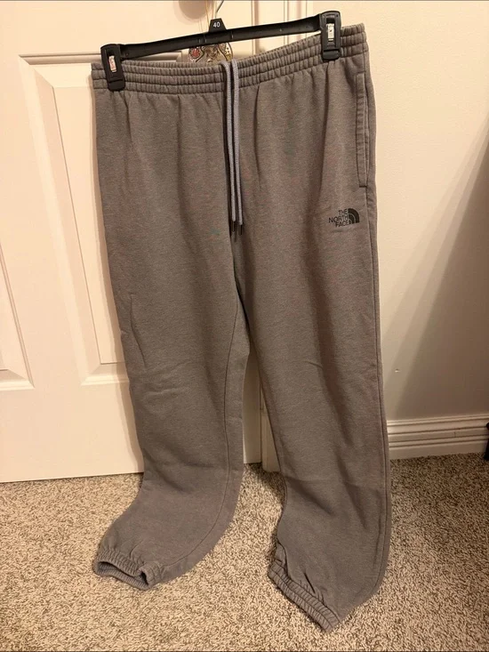 The North Face Men’s Gray Fleece Jogger Sweatpants