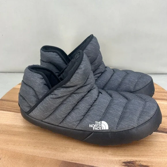 The North Face Thermoball Traction Bootie Mens Size 10 Grey NF0A3MKH Slippers