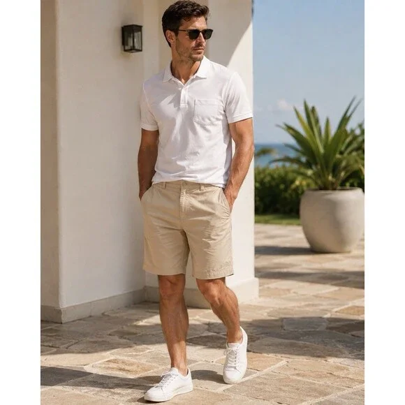 The North Face Horizon Cargo Shorts Khaki Tan Ripstop Hiking Size 30 Regular