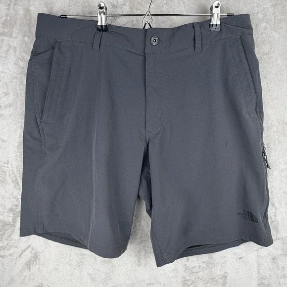 The North Face‎ Mens FlashDry Hiking Shorts Dark Gray Size 36 Regular