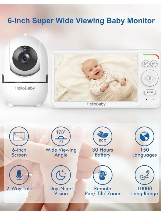 HelloBaby Baby Monitor 6