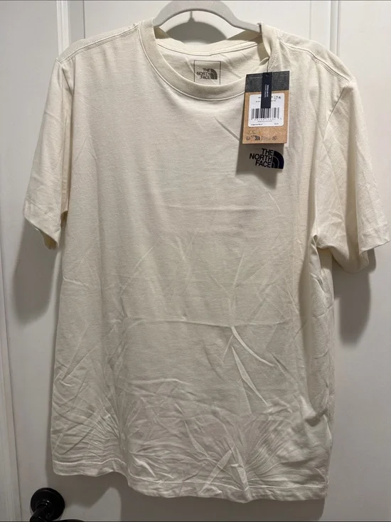 The North Face Men's Short Sleeve Crew T-Shirt — Cream