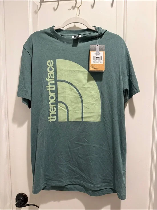 The North Face Men’s Green Logo Short-Sleeve T-Shirt