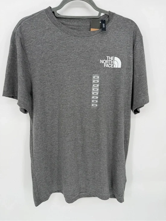 The North Face Men's Heather Gray Short Sleeve Logo Tee